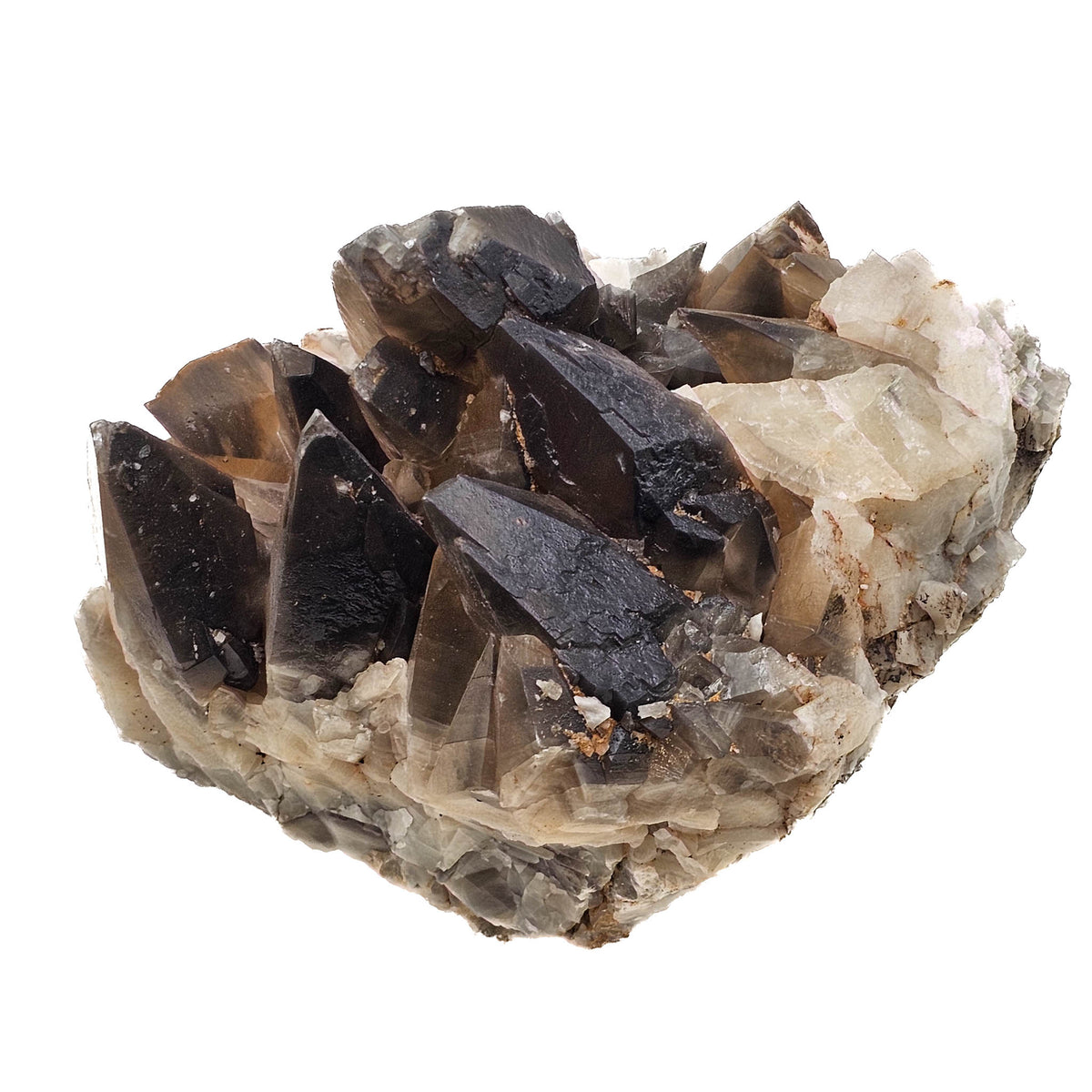 Dogtooth Calcite specimen, calcium carbonate, from Touissit mining district, Oriental Region, Morocco.