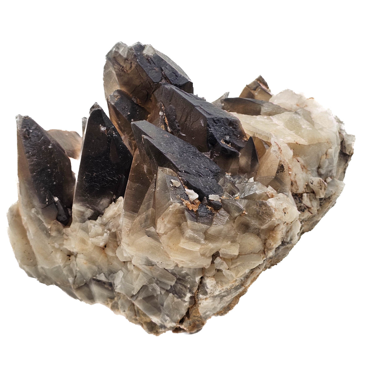 Dogtooth Calcite specimen, calcium carbonate, from Touissit mining district, Oriental Region, Morocco.