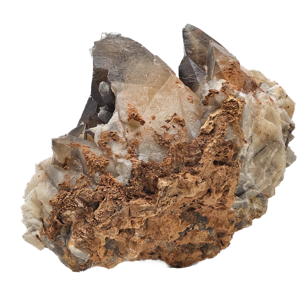 Dogtooth Calcite specimen, calcium carbonate, from Touissit mining district, Oriental Region, Morocco.