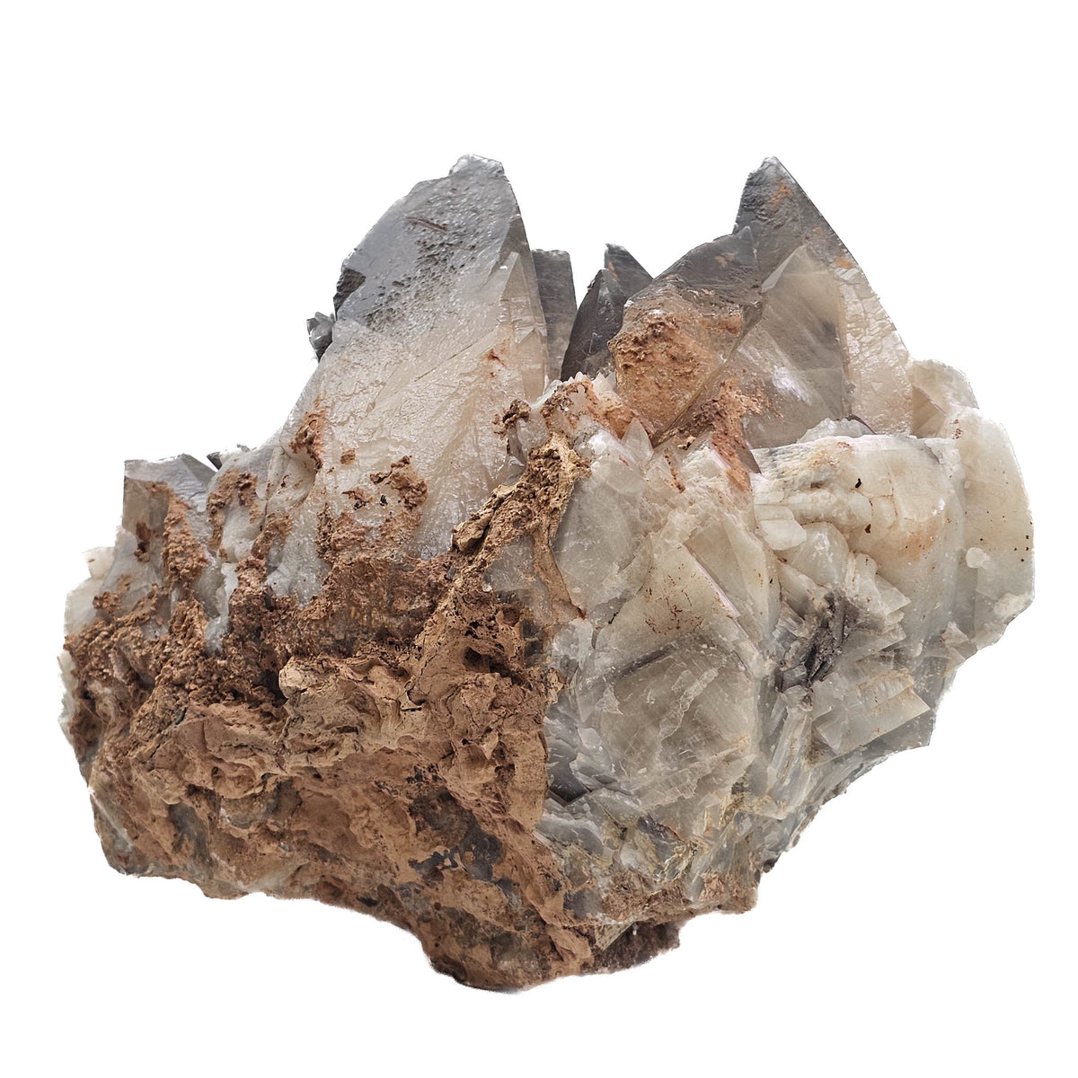Dogtooth Calcite specimen, calcium carbonate, from Touissit mining district, Oriental Region, Morocco.