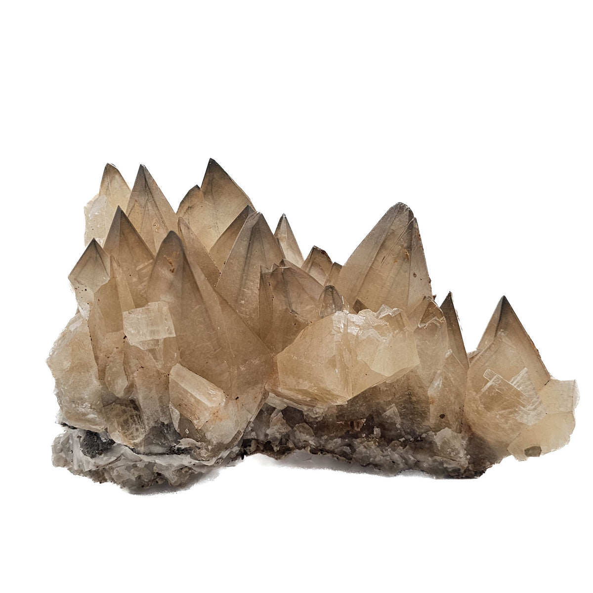 Dogtooth Calcite specimen, calcium carbonate, from Touissit mining district, Oriental Region, Morocco.