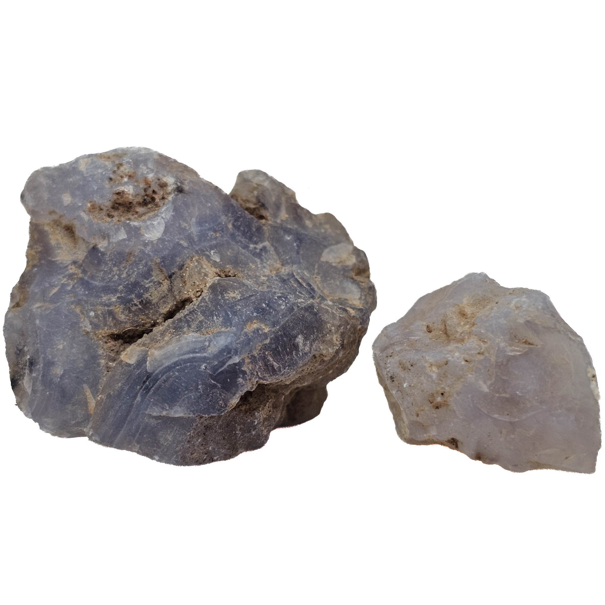 Blue Agate - Mineral from United States, view 1 of 8