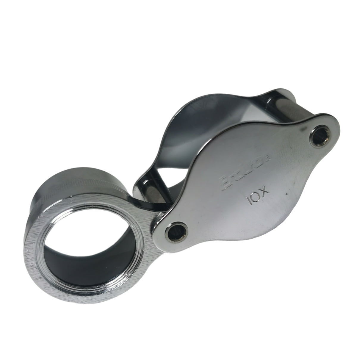 Enduro Magnifying Lens 10x zoom, made of glass and steel.