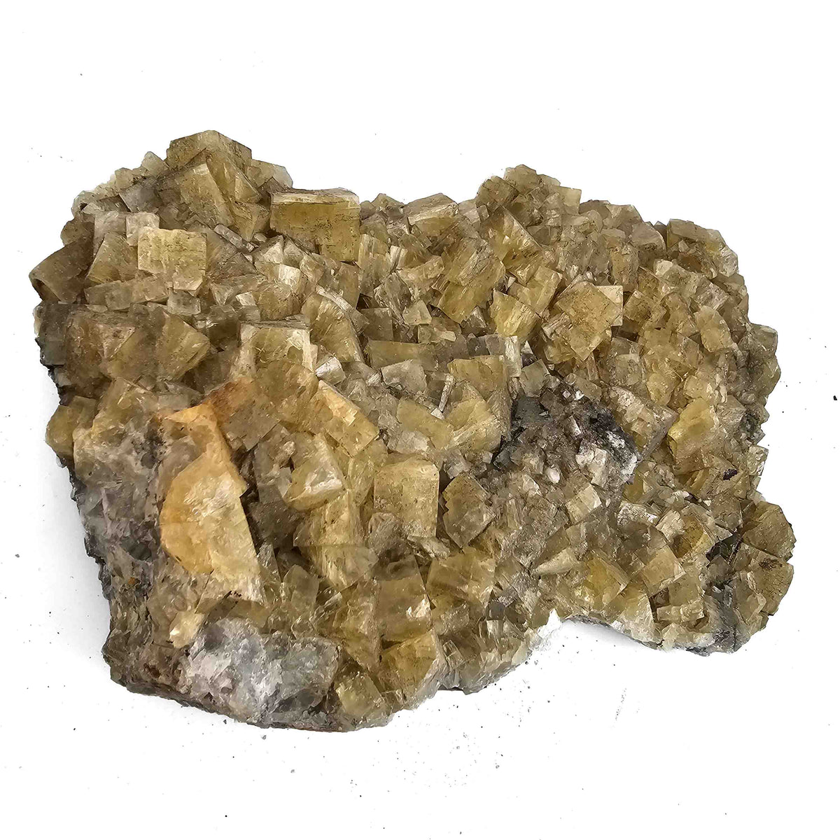 Yellow Fluorite specimen, calcium fluoride, from Hammam Mine, Ait Mimoune area, Khémisset Province, Morocco.