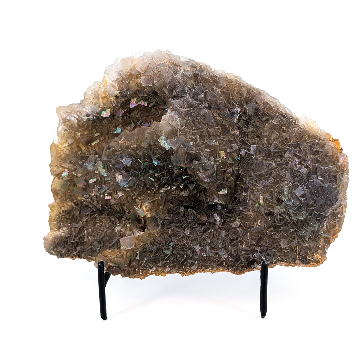 Iridescent Fluorite specimen, calcium fluoride.