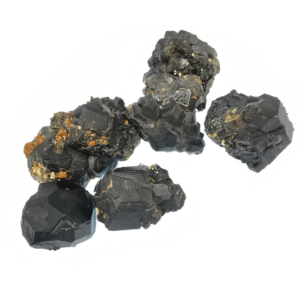 Andradite garnet from Morocco – group of specimens