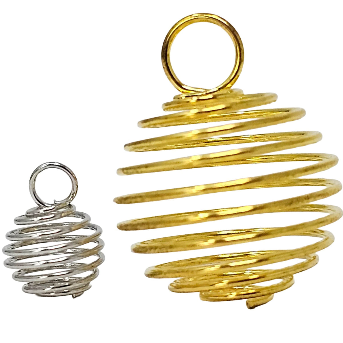Gem Cage - Spiral - create your own pendant