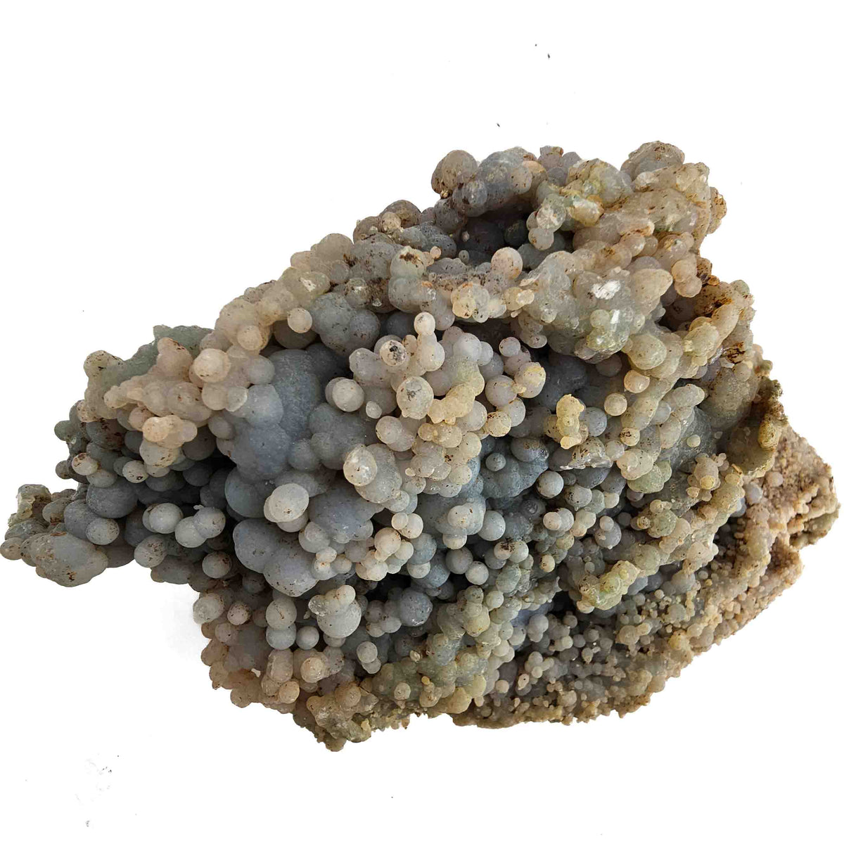 Grape Agate specimen, a variety of chalcedony, from Mamuju Regency, Sulawesi Island, Indonesia.