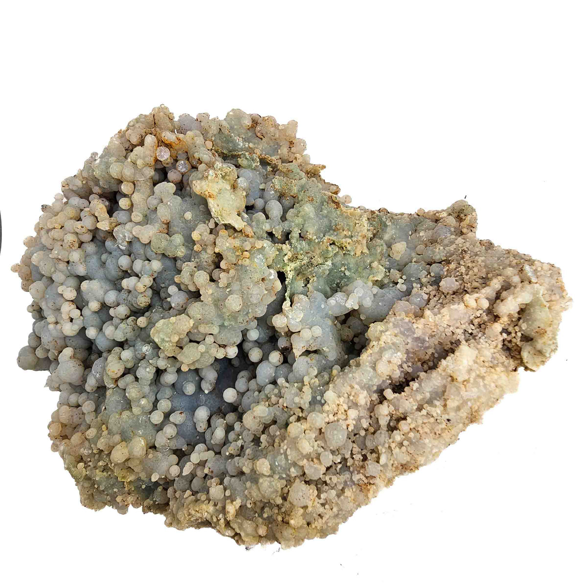 Grape Agate specimen, a variety of chalcedony, from Mamuju Regency, Sulawesi Island, Indonesia.