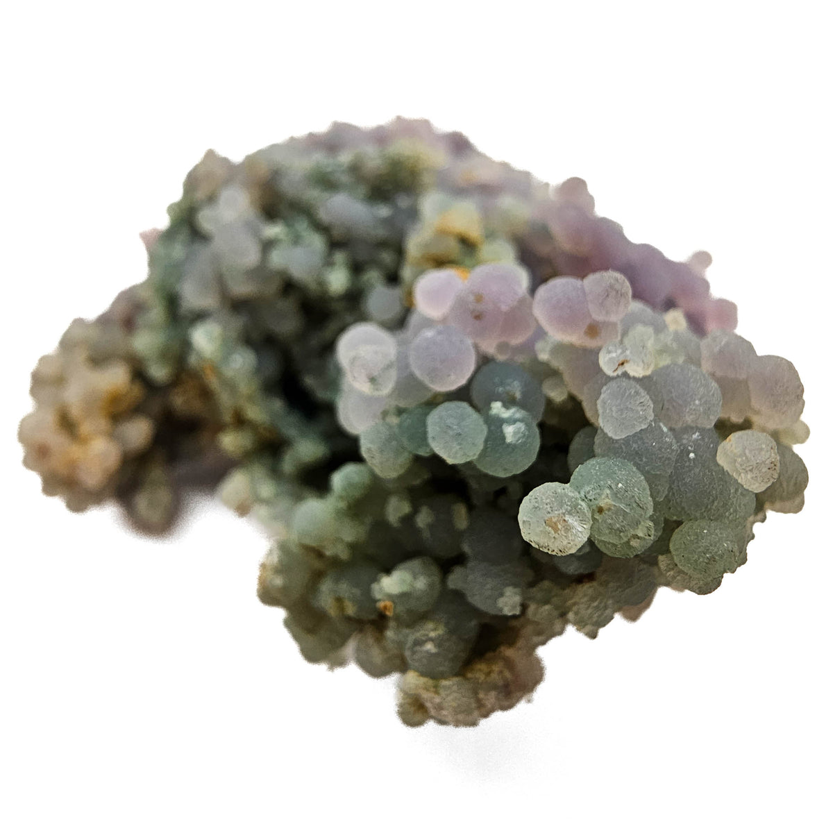 Grape Agate specimen, a variety of chalcedony, from Mamuju Regency, Sulawesi Island, Indonesia.