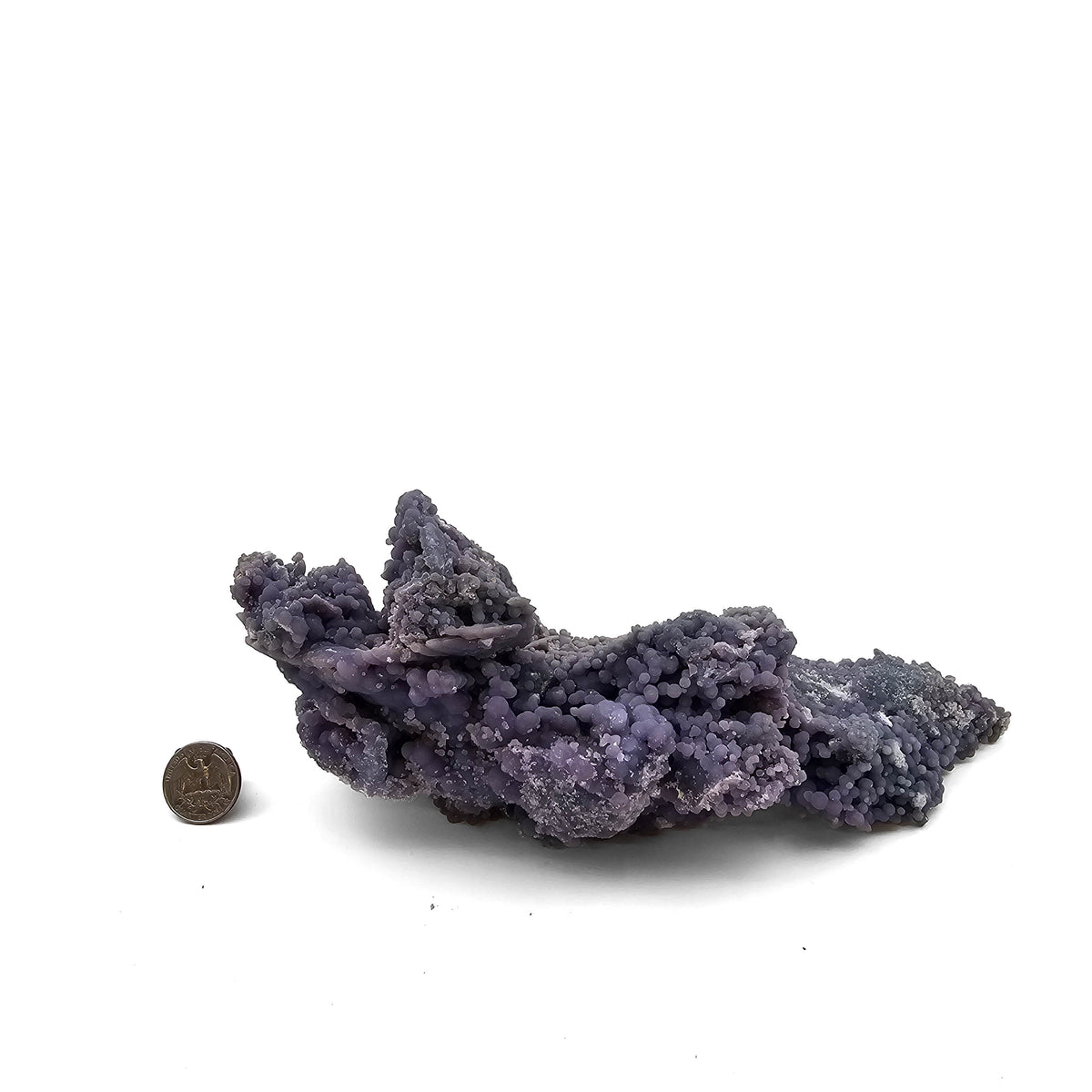 Grape Agate specimen, a variety of chalcedony, from Mamuju area, West Sulawesi, Sulawesi Island, Indonesia.