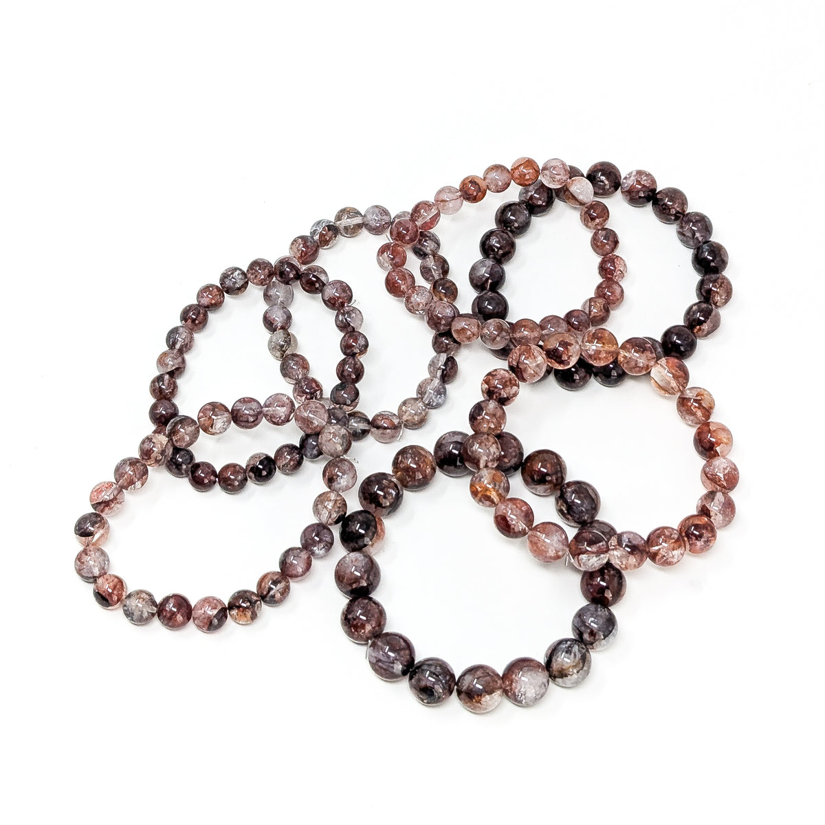 Hematite Quartz bead bracelet.