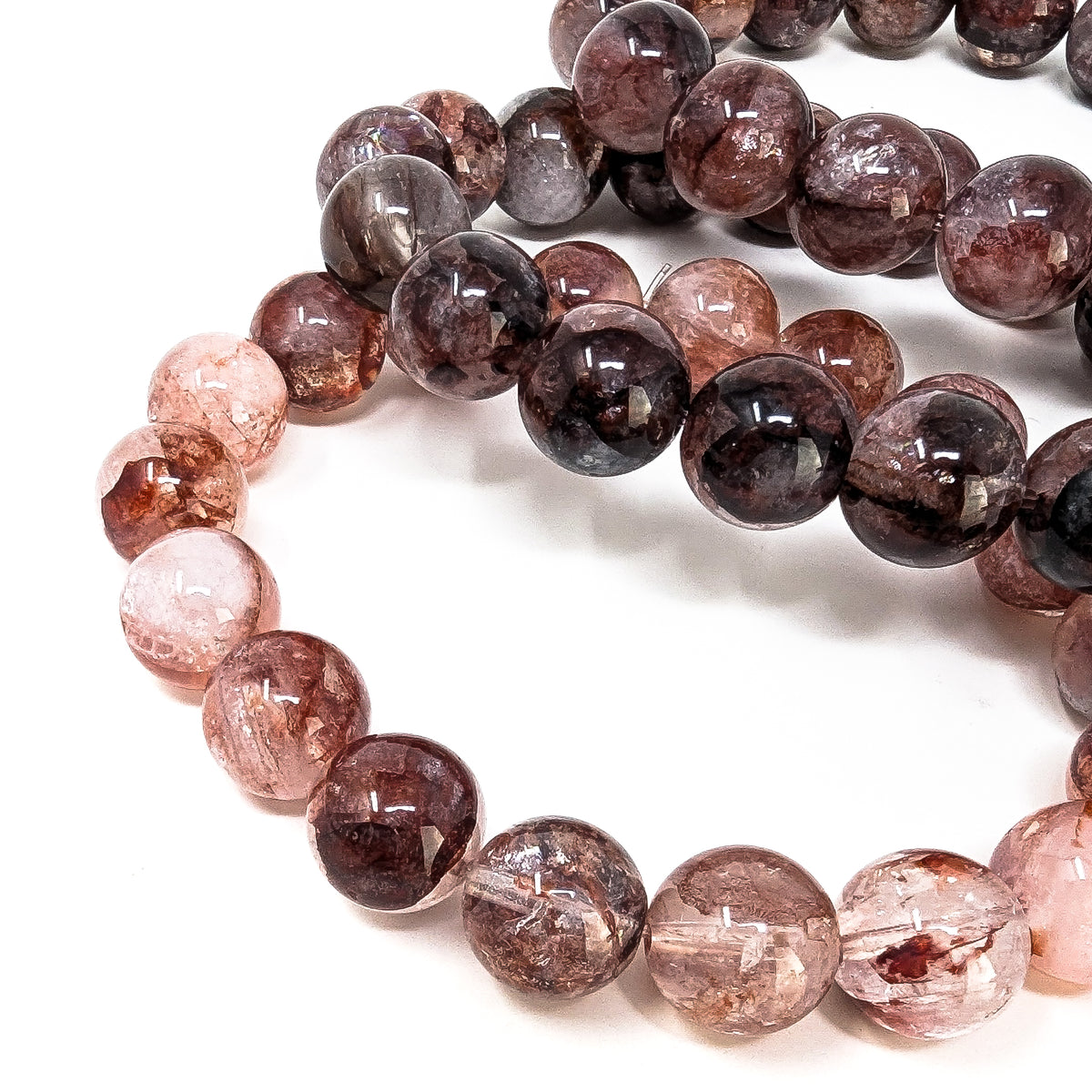 Hematite Quartz bead bracelet.