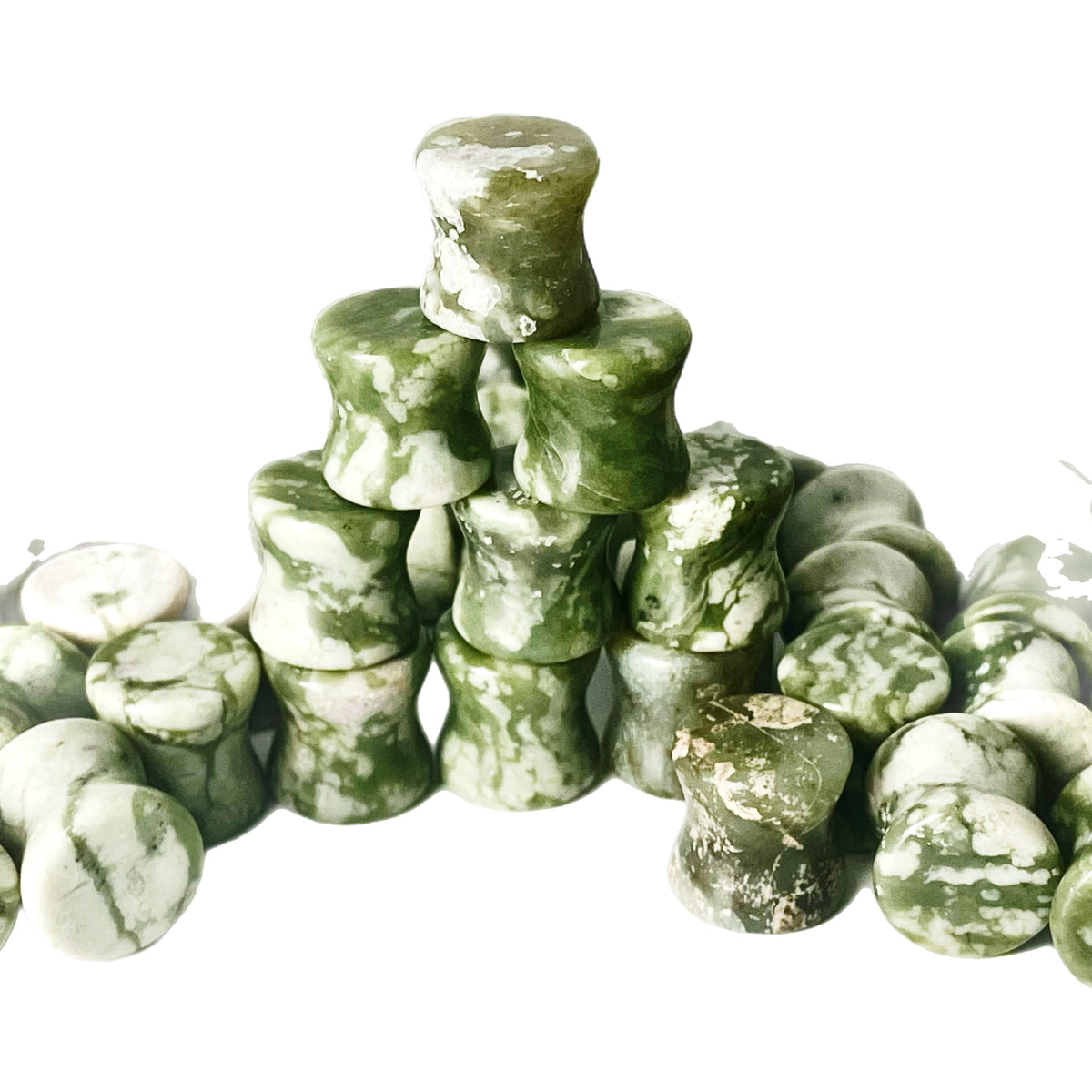 Tree Agate plug, a variety of chalcedony.