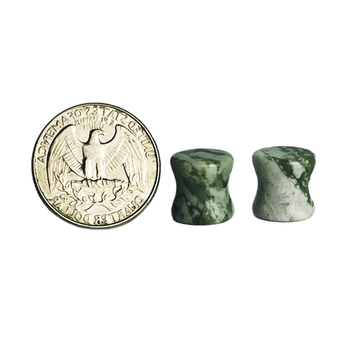 Tree Agate plug, a variety of chalcedony.