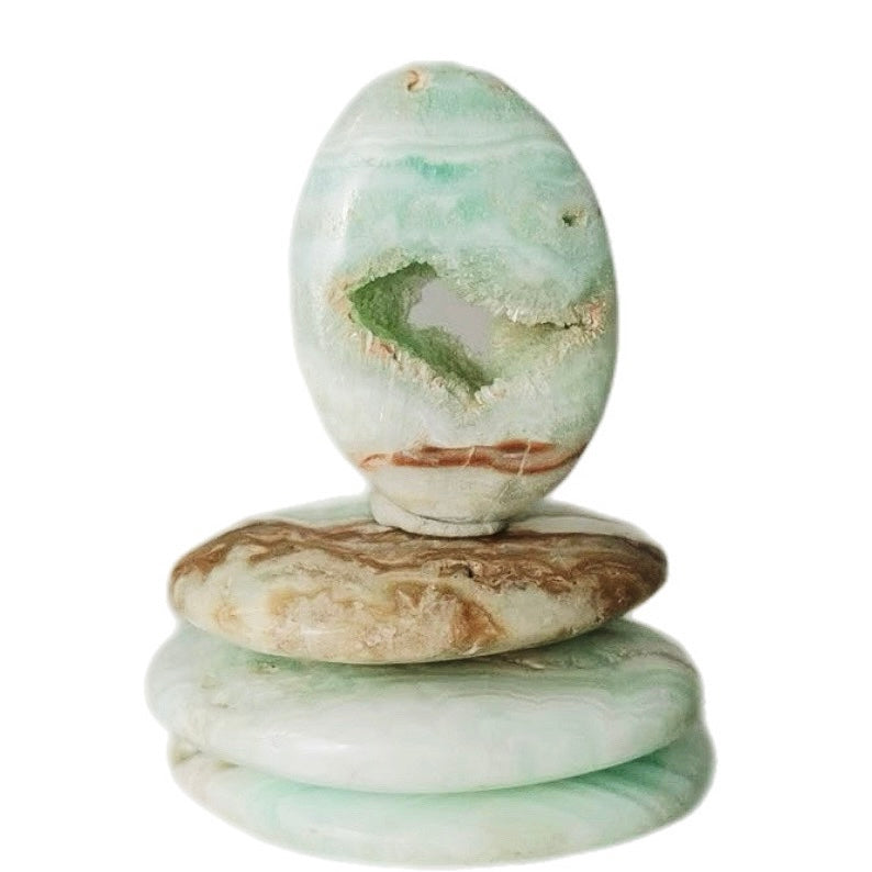 Caribbean Calcite palmstone.
