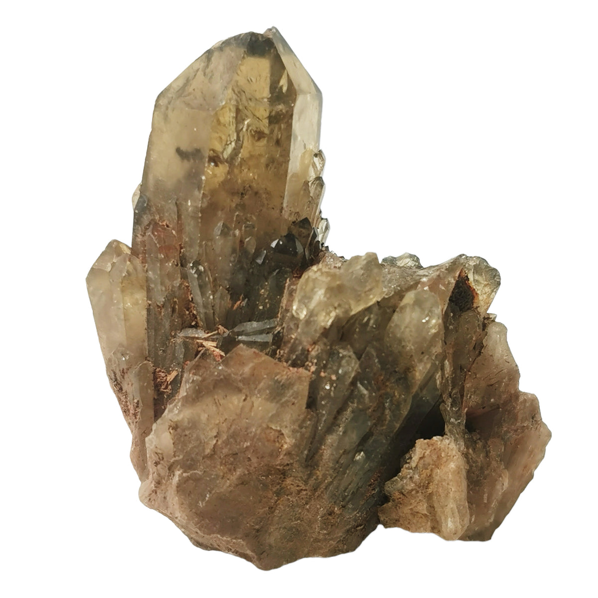 Kundalini citrine from DR Congo – tall point cluster