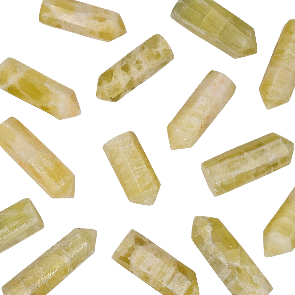 Lemon Calcite - Obelisk - Helmand, Afghanistan - Solar Plexus Chakra