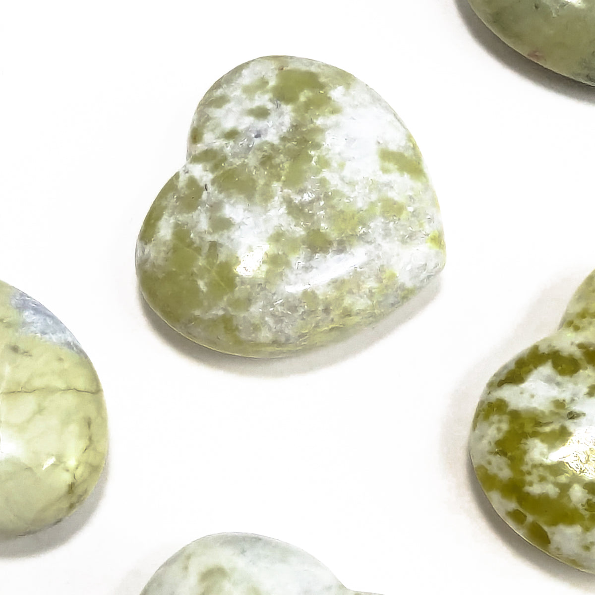 Lizardite mini heart.