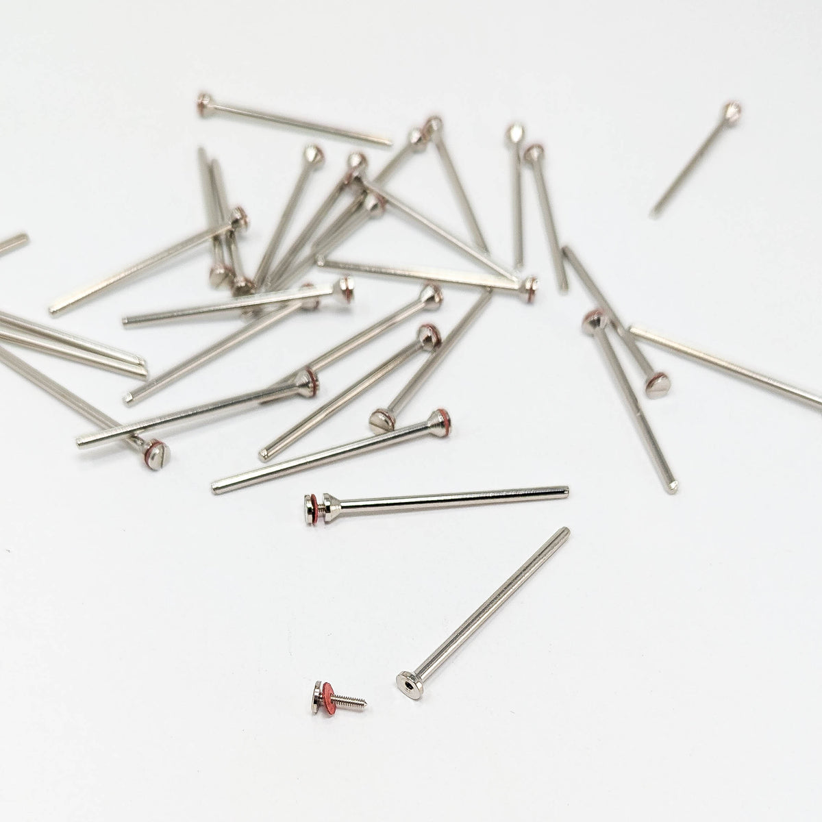 Low Profile Screw Head narrow shaft mandrel 5pc, made of steel.