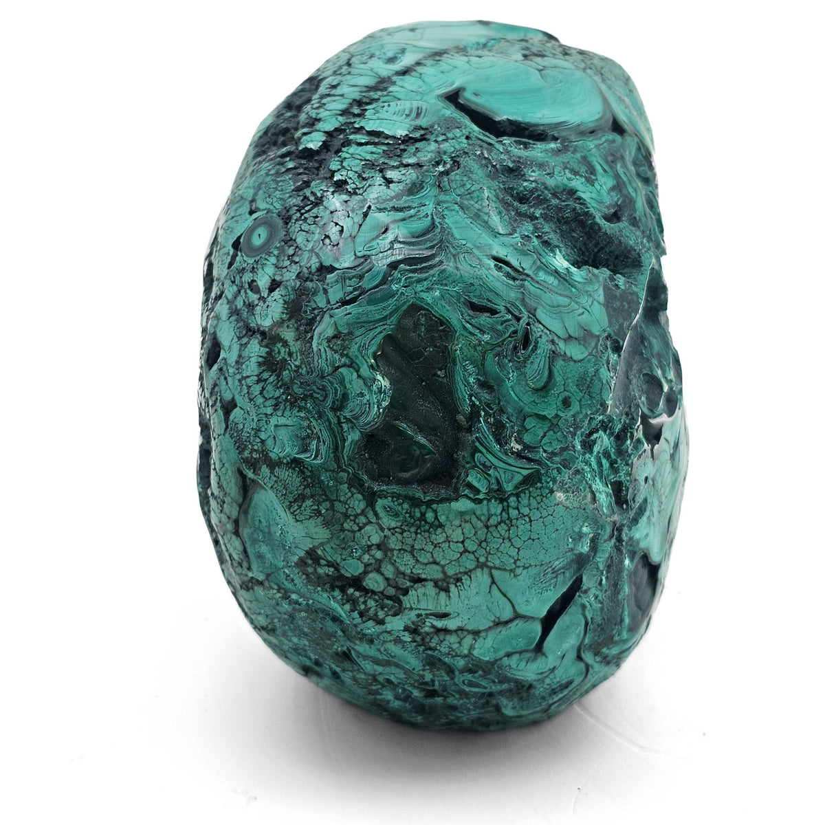 Malachite skull.