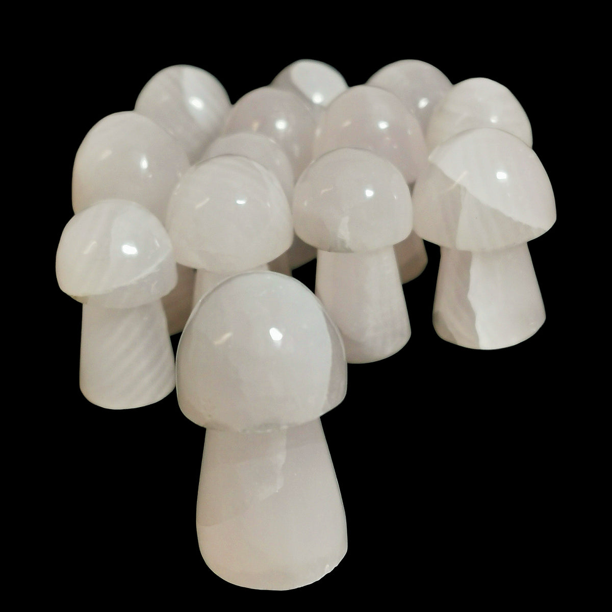 Mangano Calcite Mushroom carving.