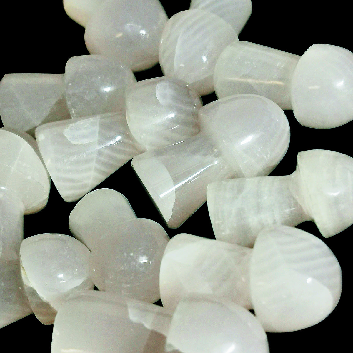 Mangano Calcite Mushroom carving.