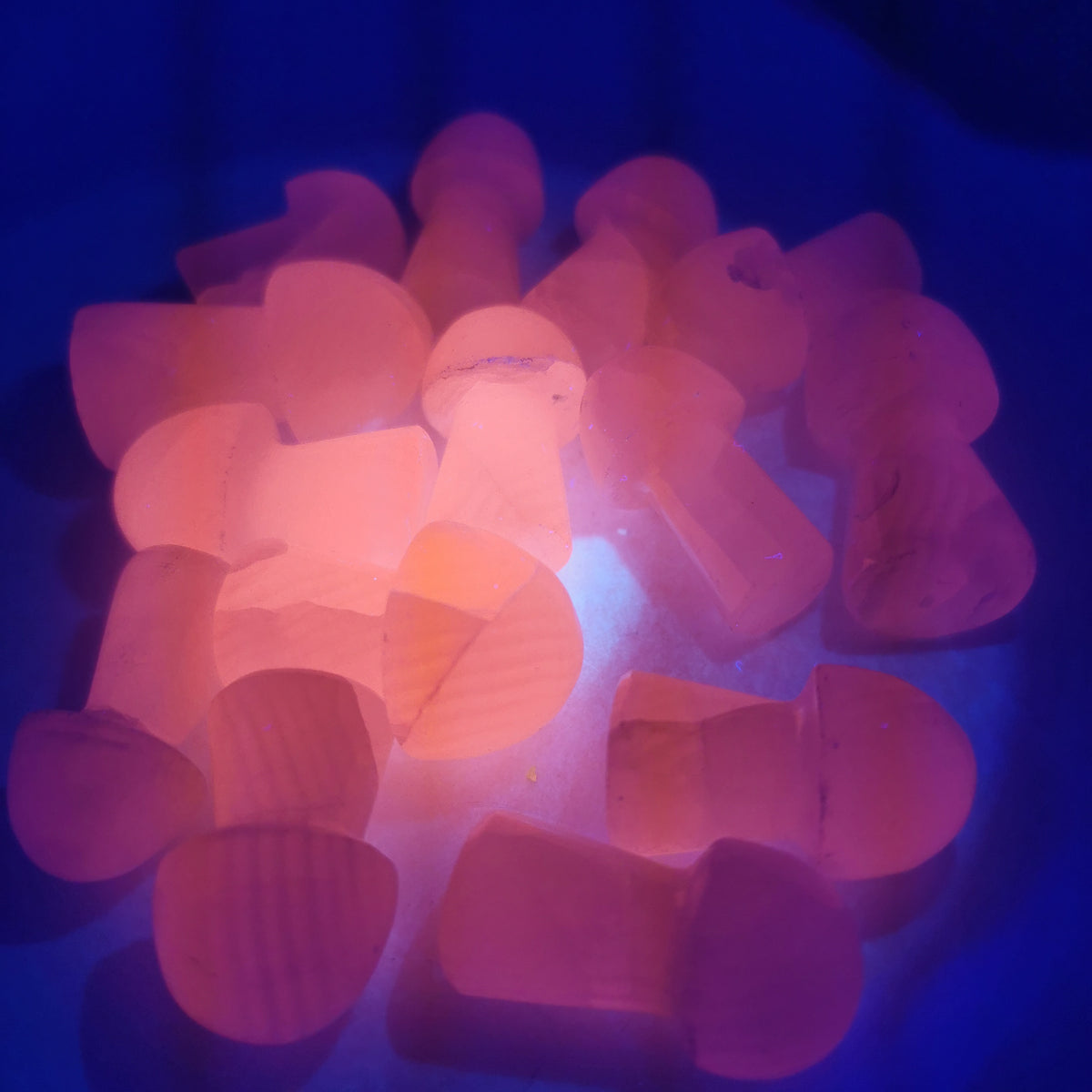 Mangano Calcite Mushroom carving.