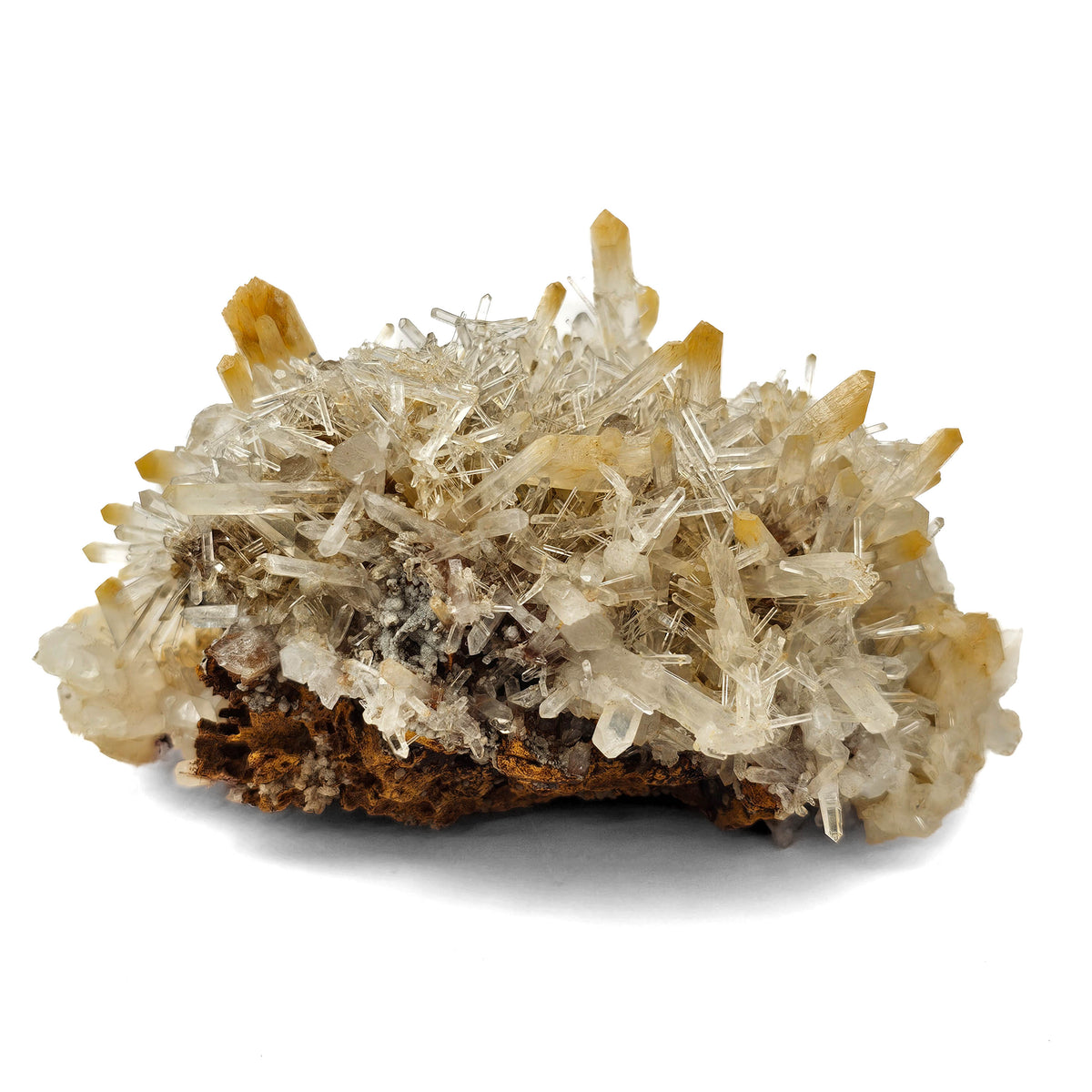Mango Quartz Halloysite specimen from the Western Boyacá emerald region, Colombia (most likely the Cabiche diggings, Quípama).
