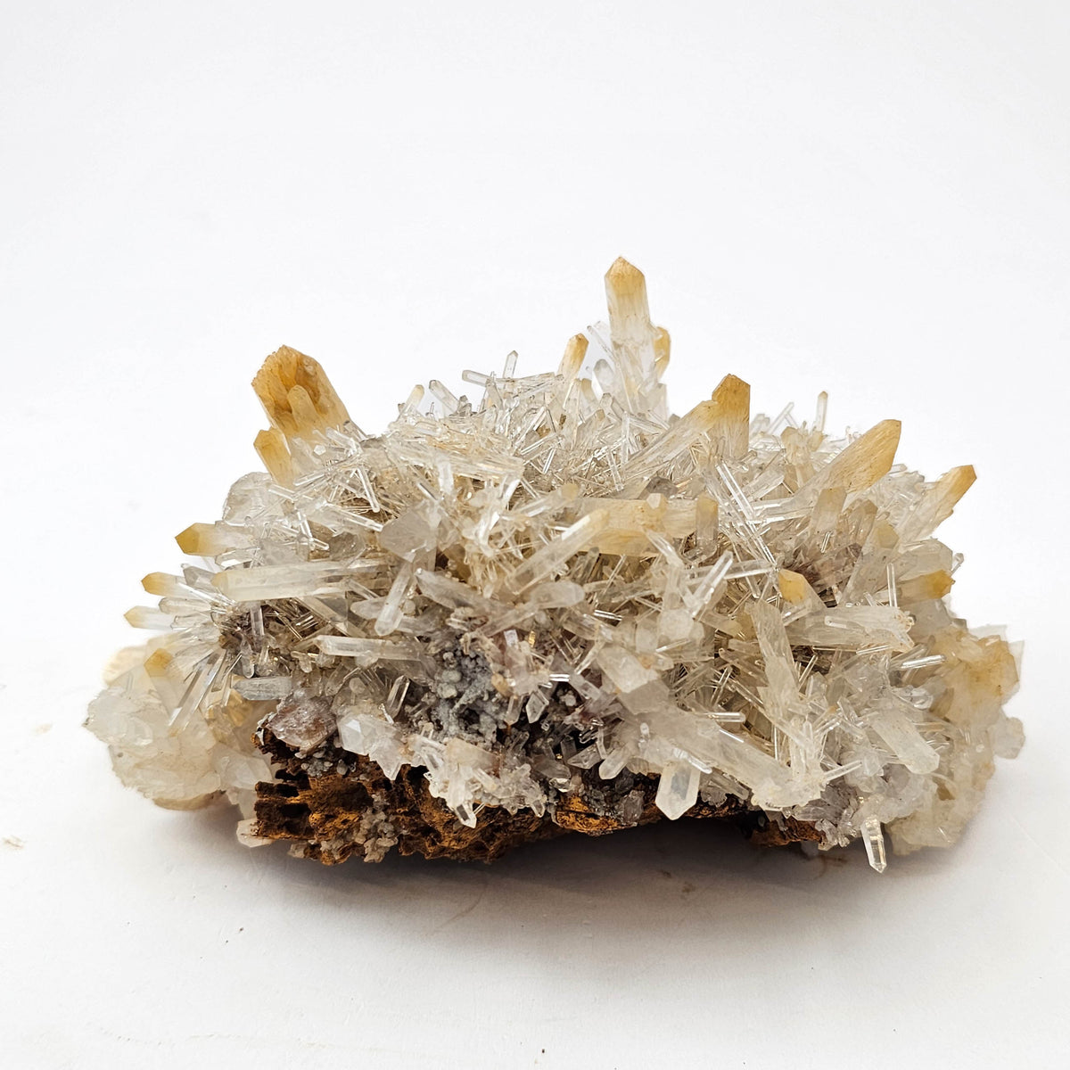 Mango Quartz Halloysite specimen from the Western Boyacá emerald region, Colombia (most likely the Cabiche diggings, Quípama).