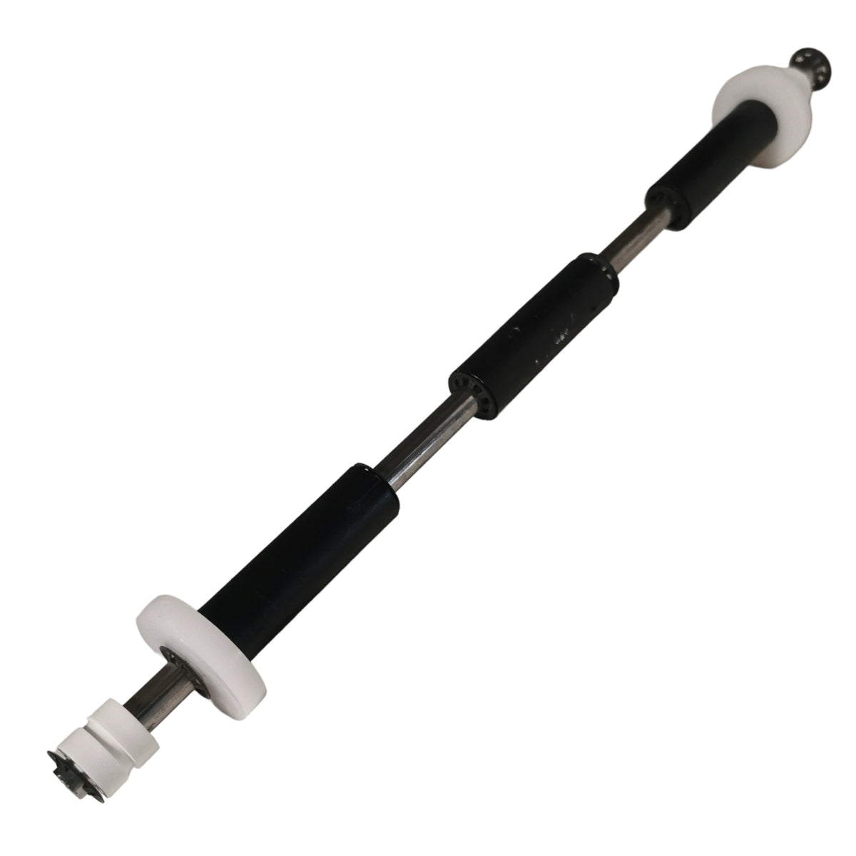 Model A-R12, AR-2, and T2 Idler Shaft thumler part, made of steel, plastic and rubber.