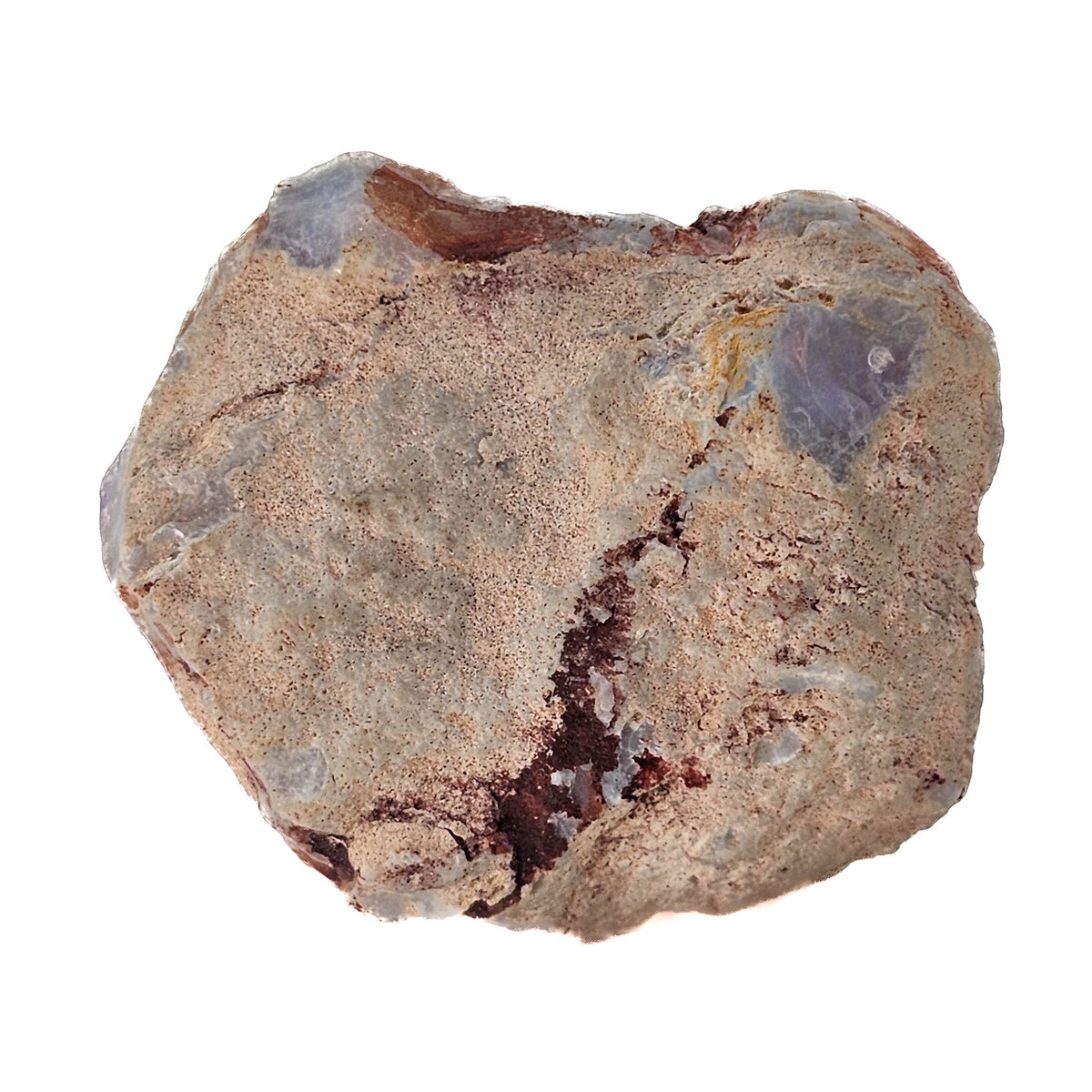 Opal mineral specimen, hydrated silica, from Coober Pedy, South Australia, Australia.