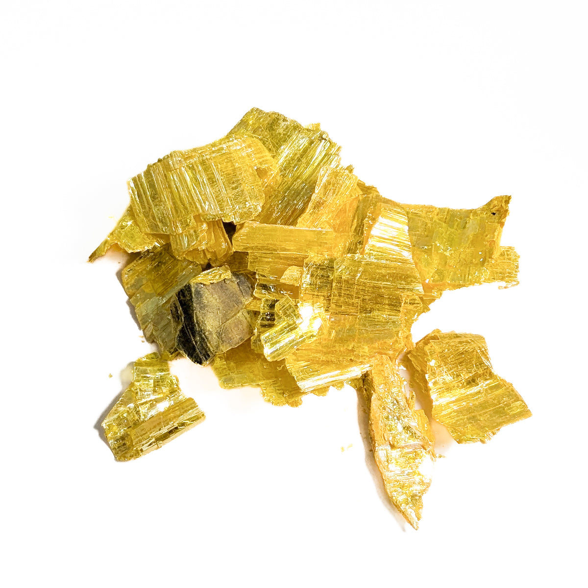 Orpiment specimen from Russia.