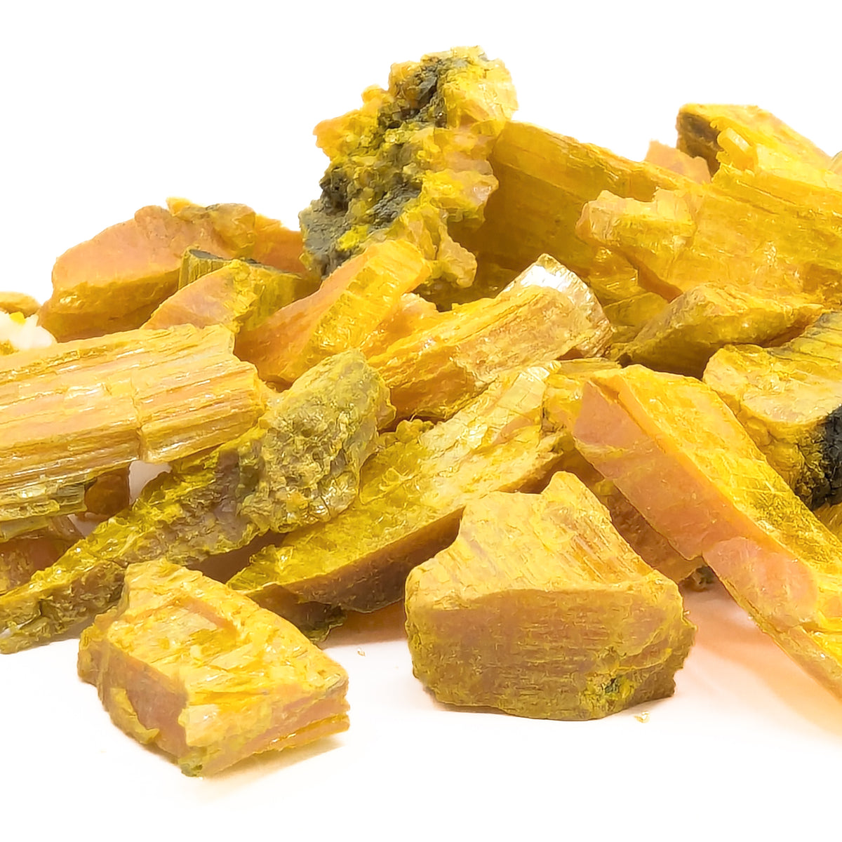 Orpiment specimen from Russia.