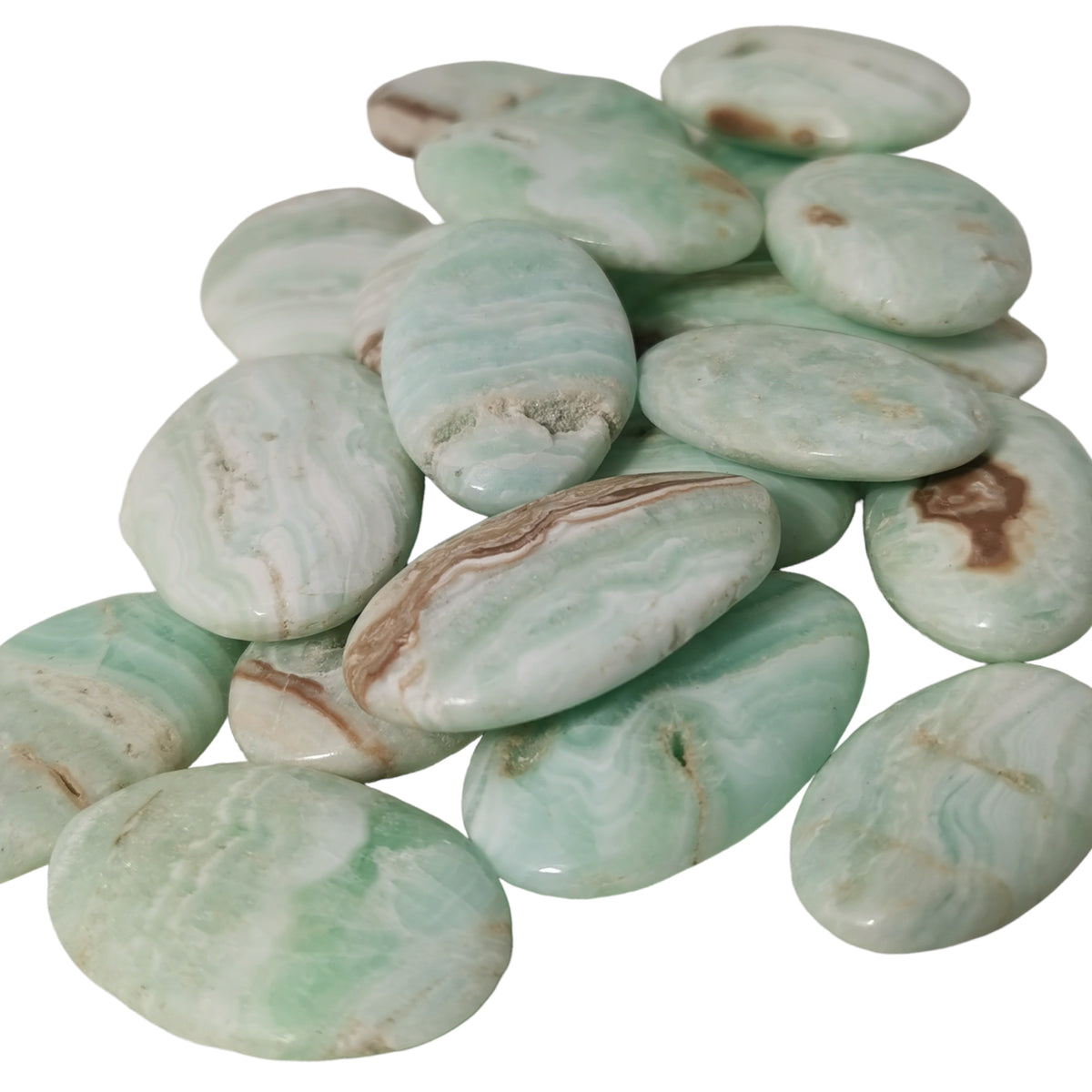 Caribbean Calcite palmstone.