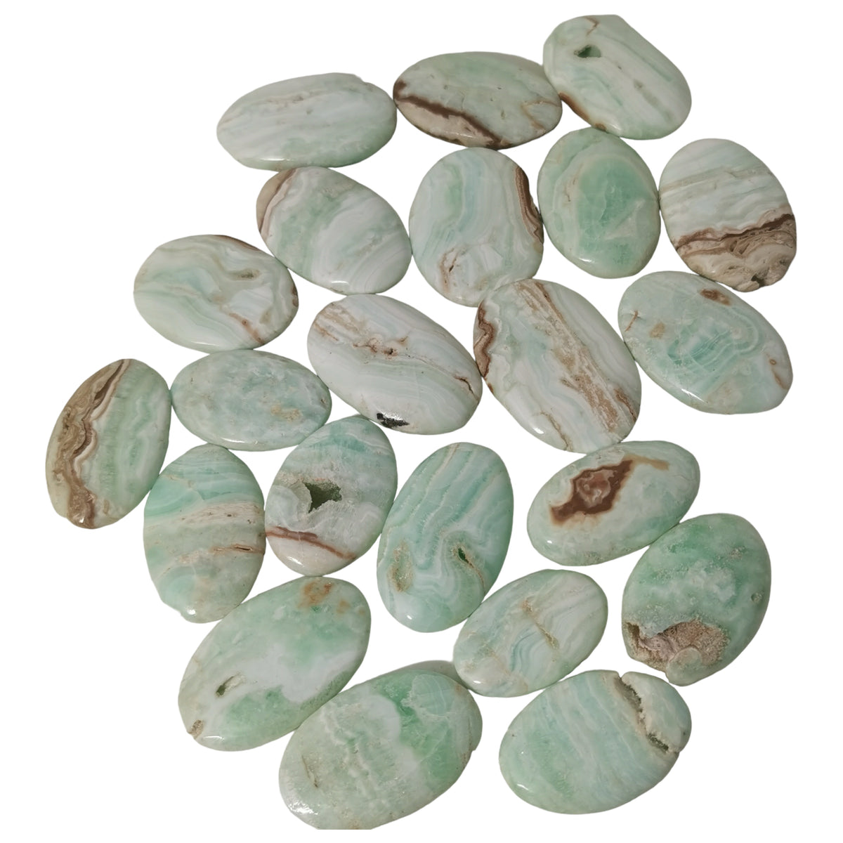 Caribbean Calcite palmstone.