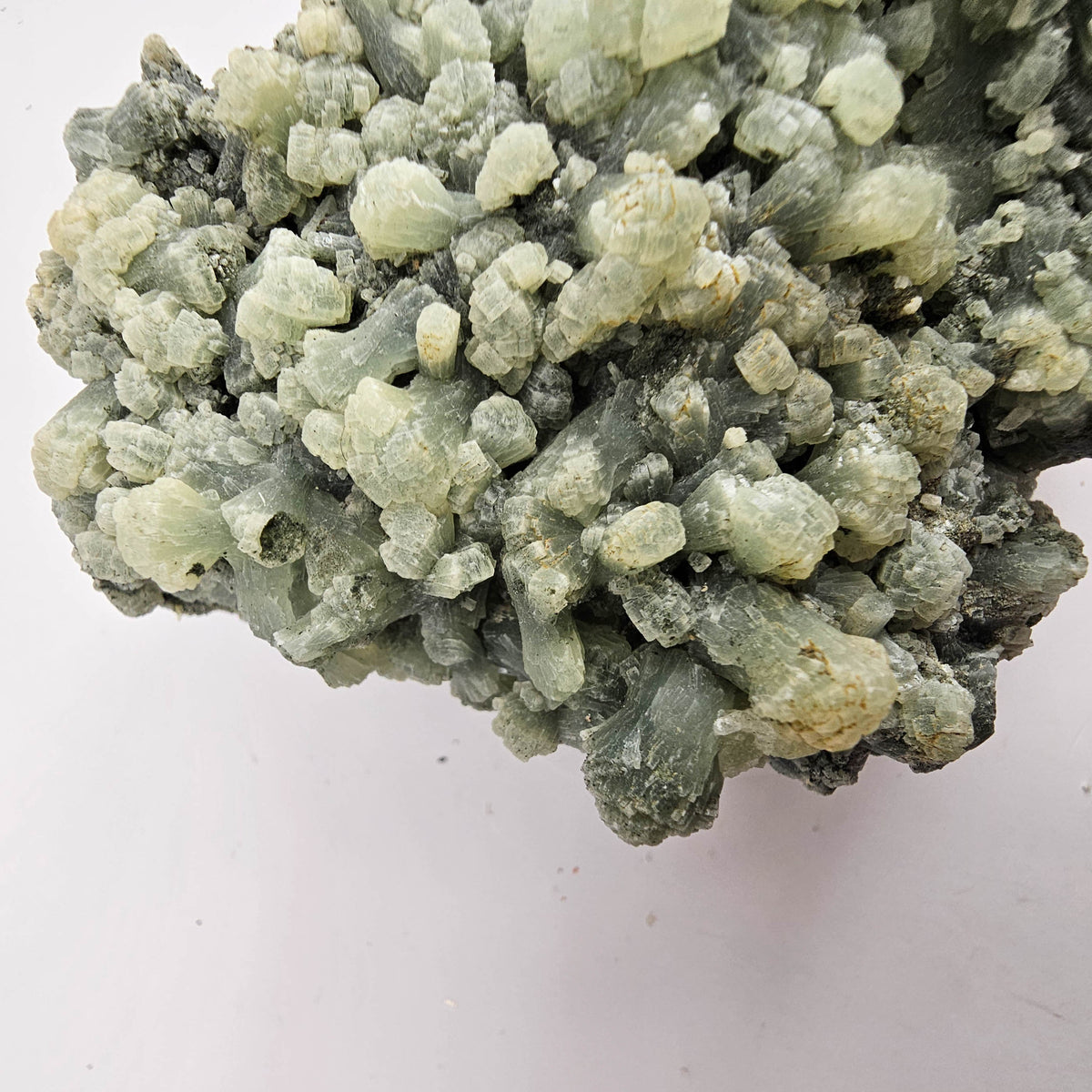 Prehnite specimen from Imilchil area, Drâa-Tafilalet Region, Morocco.