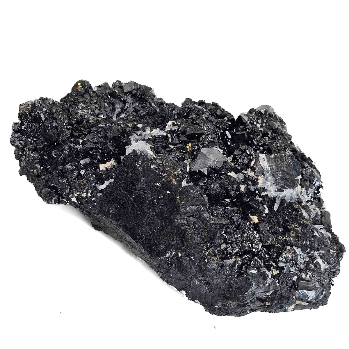 Quartz on Sphalerite specimen from Huanzala Mine, Huallanca District, Ancash, Peru.