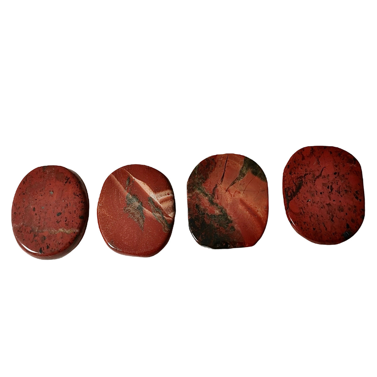 Red Jasper flat tumble.