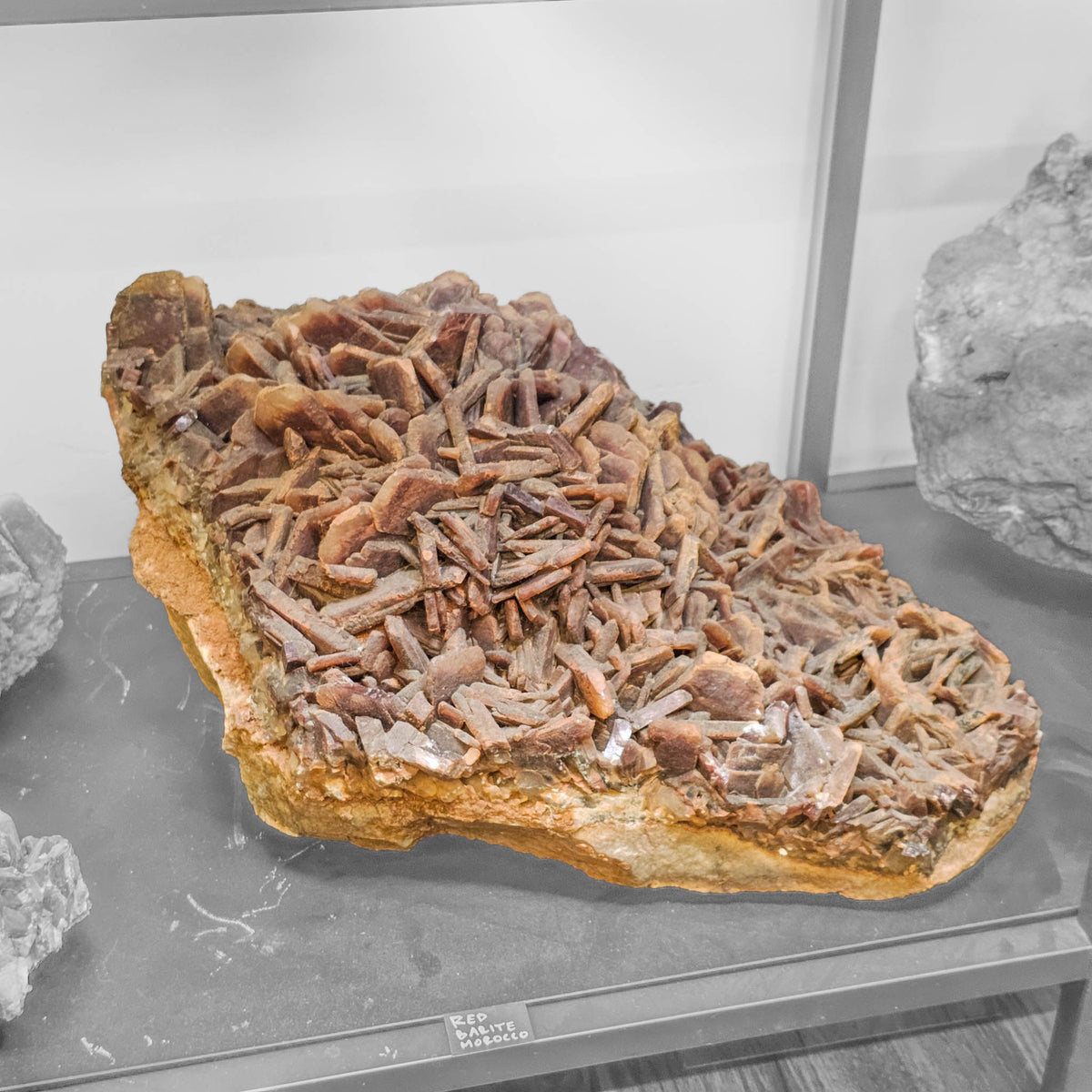 Red Barite - Statement Specimen from Morocco, view 4 of 15