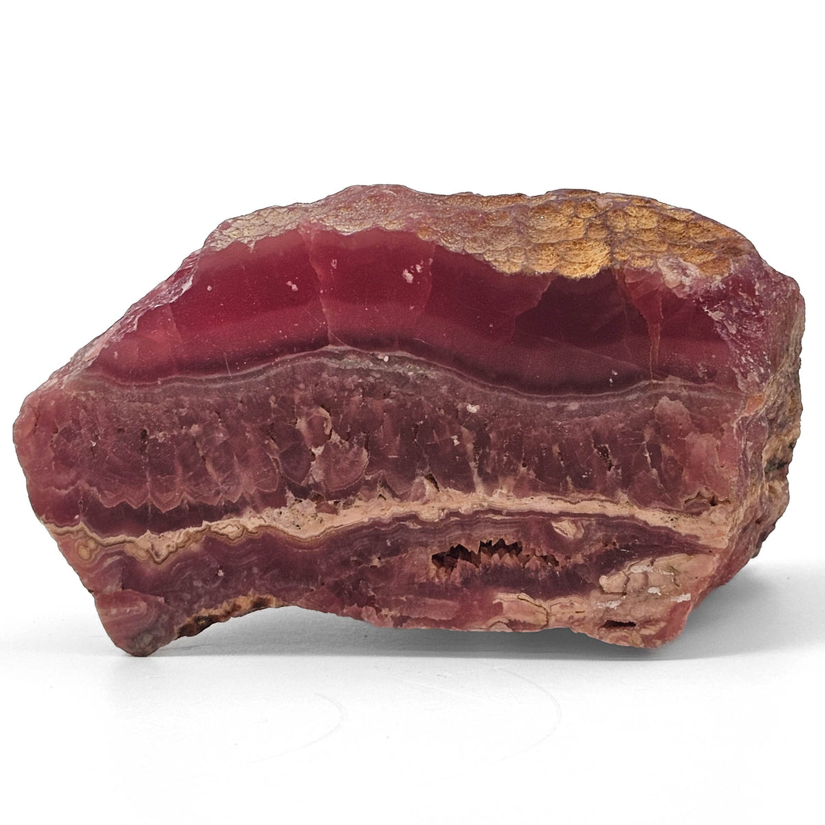 Rhodochrosite specimen from Capillitas Mine, Catamarca Province, Argentina.