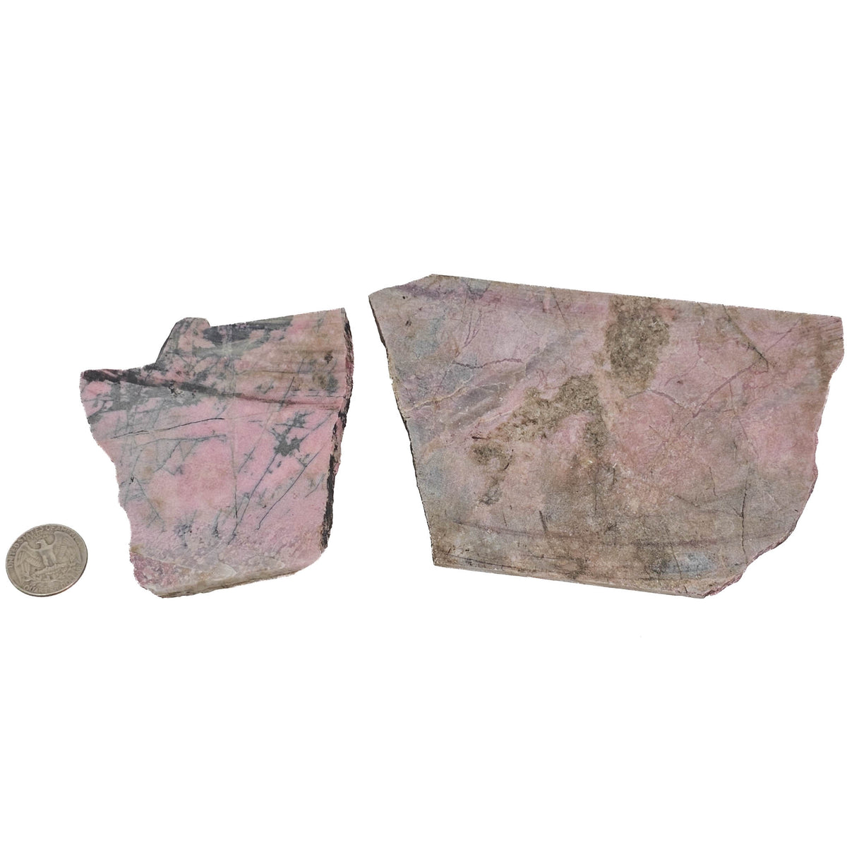 Rhodonite Pink Slab - Rough from Canada, view 10 of 10