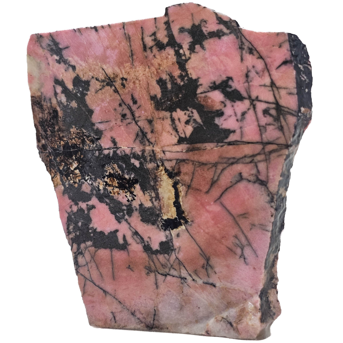 Rhodonite Pink Slab - Rough from Canada, view 1 of 10