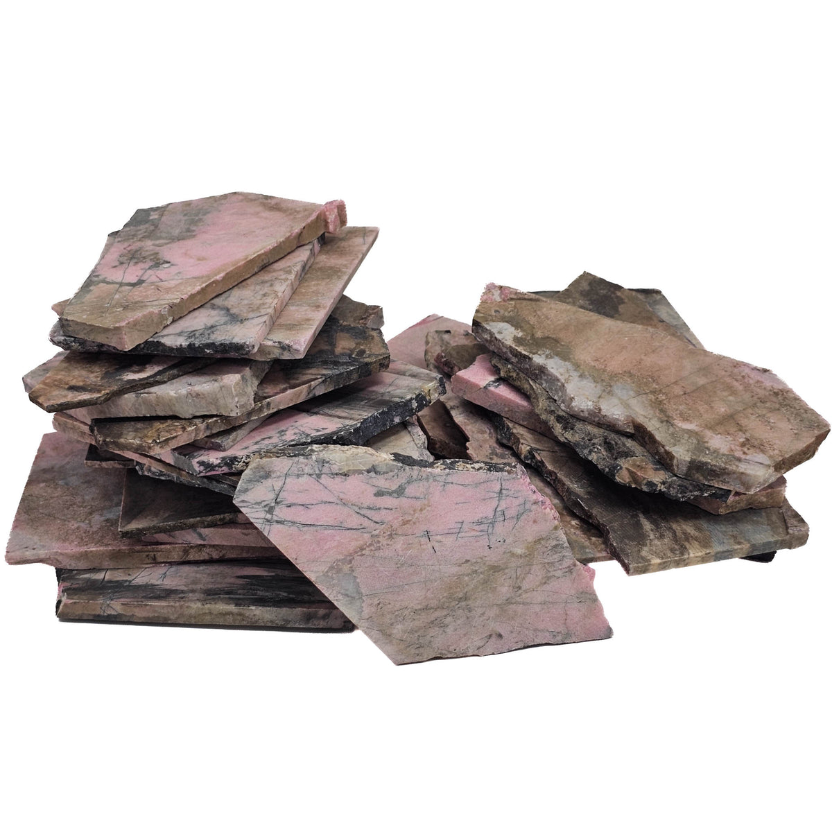 Rhodonite Pink Slab - Rough from Canada, view 3 of 10