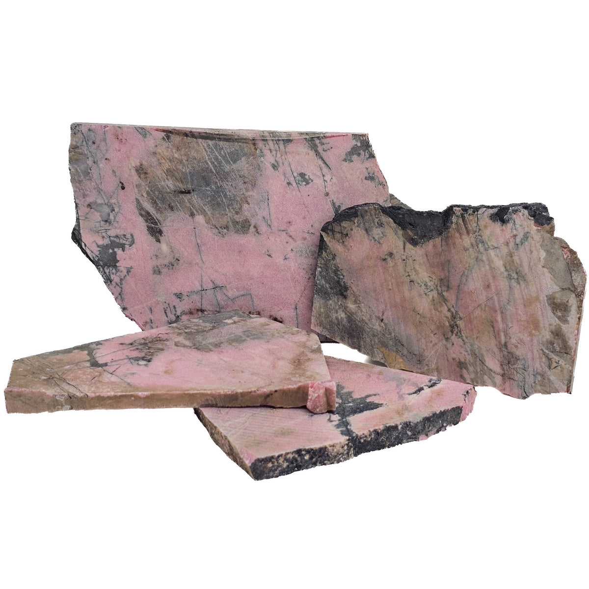 Rhodonite Pink Slab - Rough from Canada, view 6 of 10