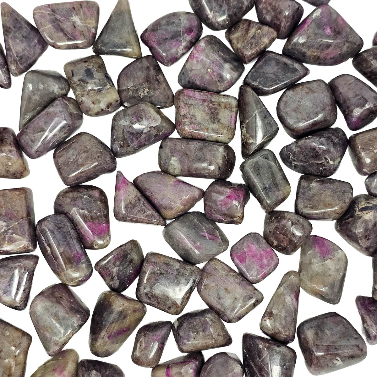 Ruby tumble from India – spread of tumbles