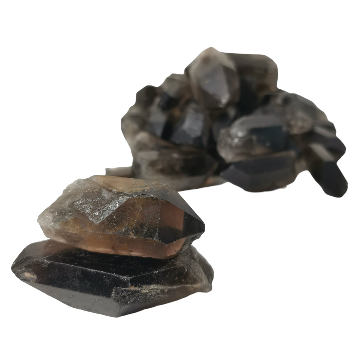 Smoky Quartz Point specimen from Brazil.