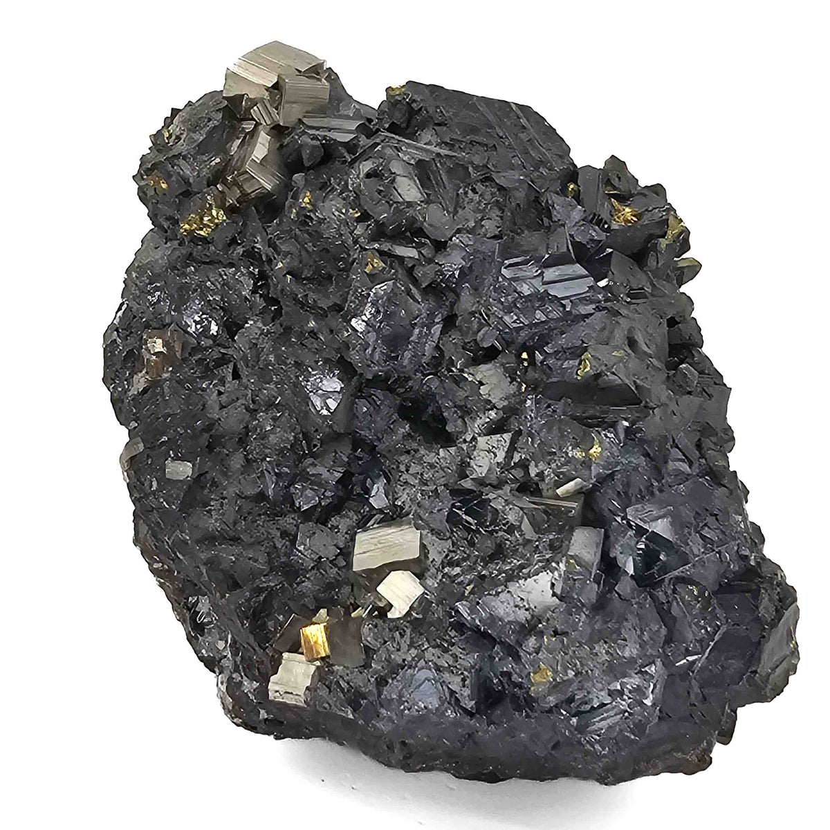 Sphalerite with Pyrite specimen from Huanzala Mine, Huallanca District, Ancash, Peru.