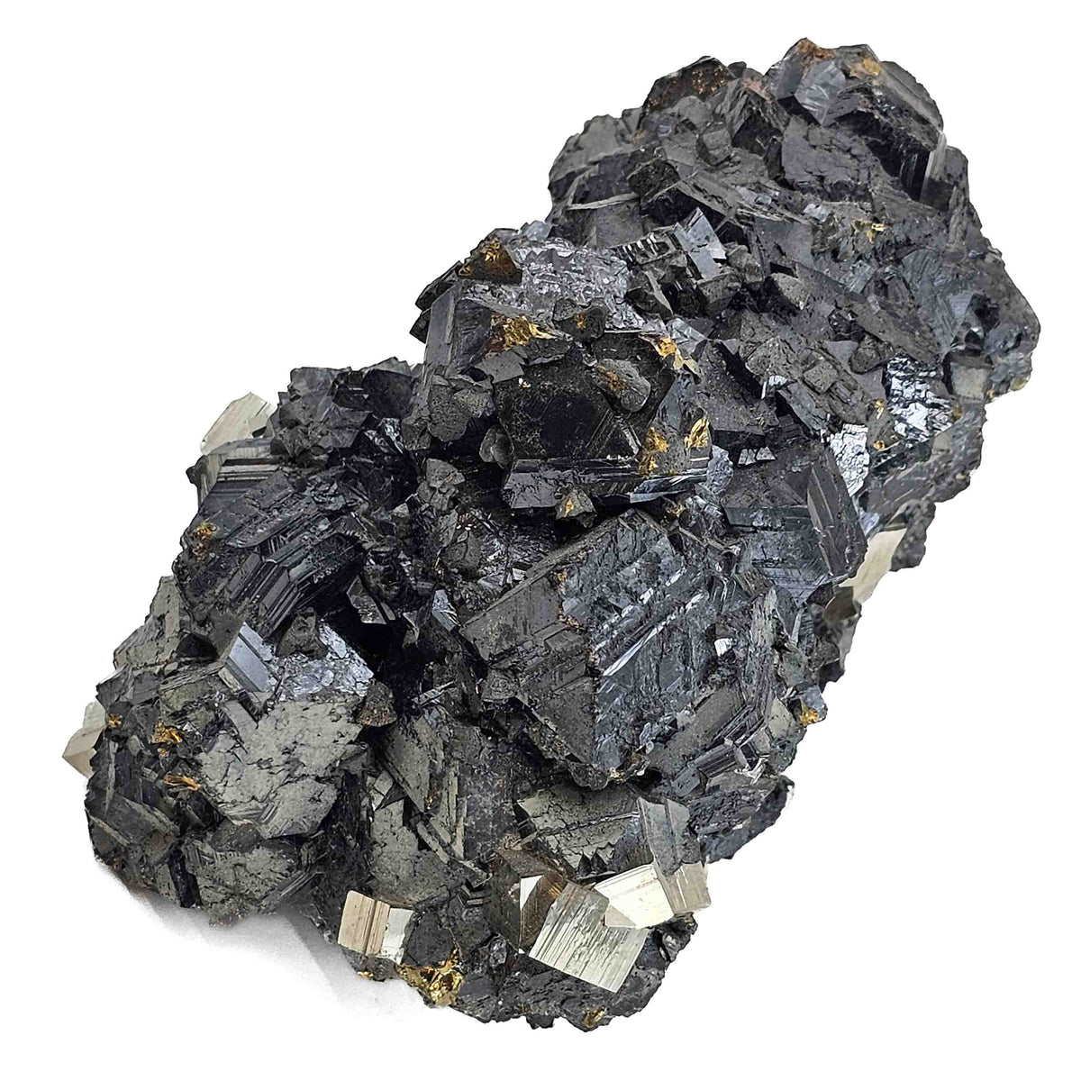 Sphalerite with Pyrite specimen from Huanzala Mine, Huallanca District, Ancash, Peru.