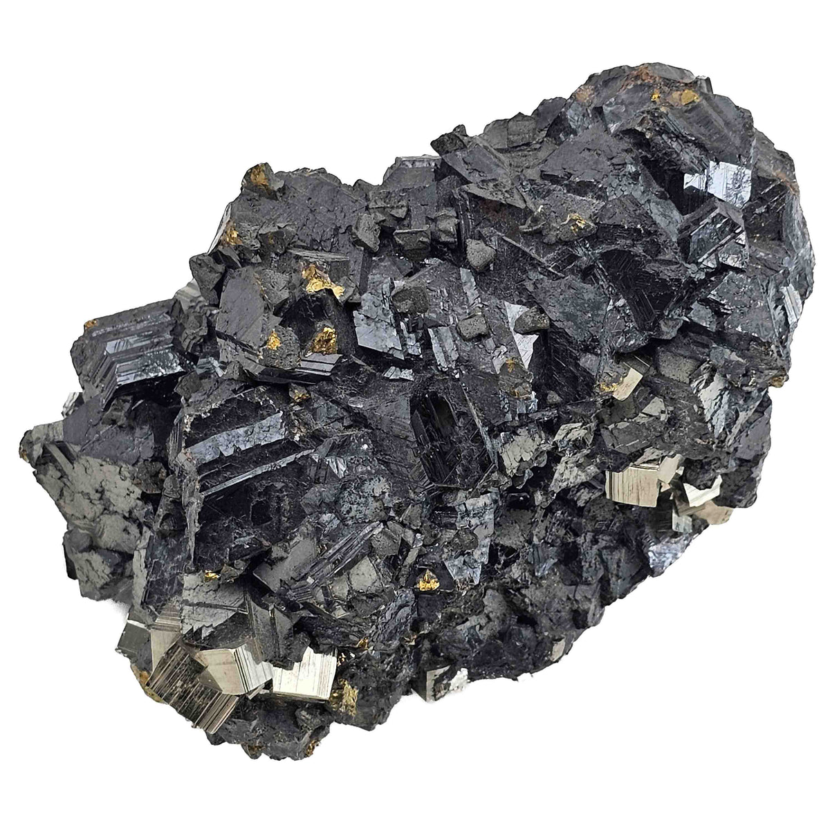 Sphalerite with Pyrite specimen from Huanzala Mine, Huallanca District, Ancash, Peru.